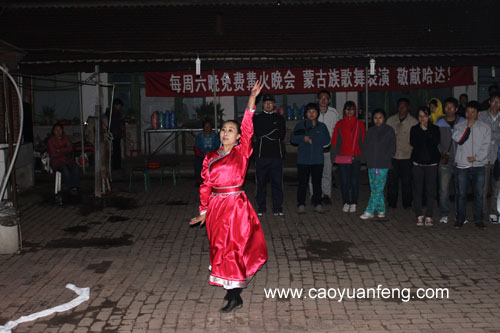 蒙古歌舞演出現(xiàn)場(chǎng)