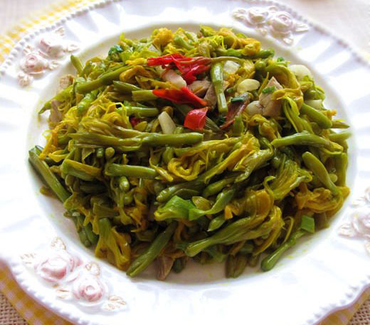 壩上黃花炒肉