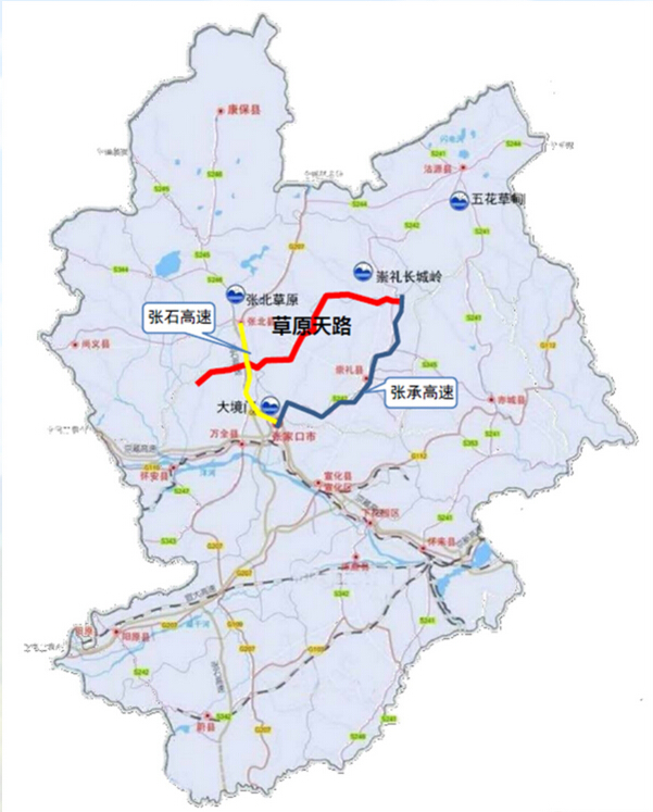 草原天路路線(xiàn)圖