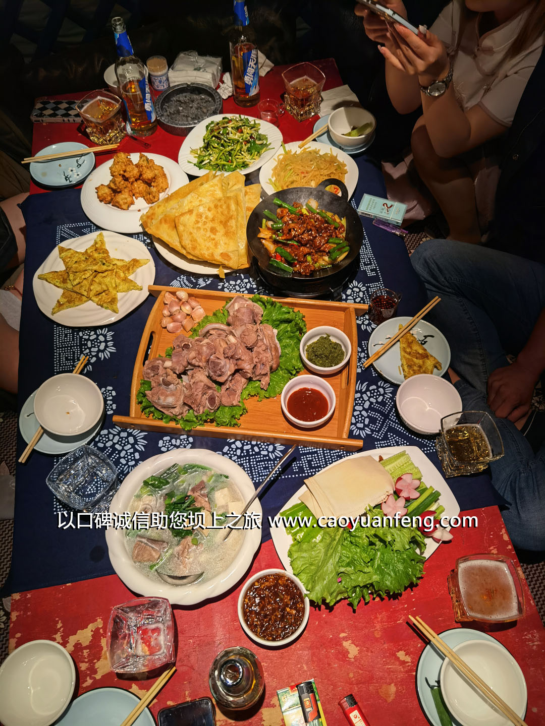 蒙古包第一餐成功接待 接受新伙伴預(yù)訂