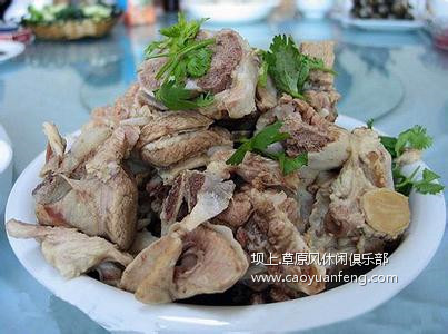 壩上手把羊肉,清燉制作,配合蘸料簡(jiǎn)單好吃