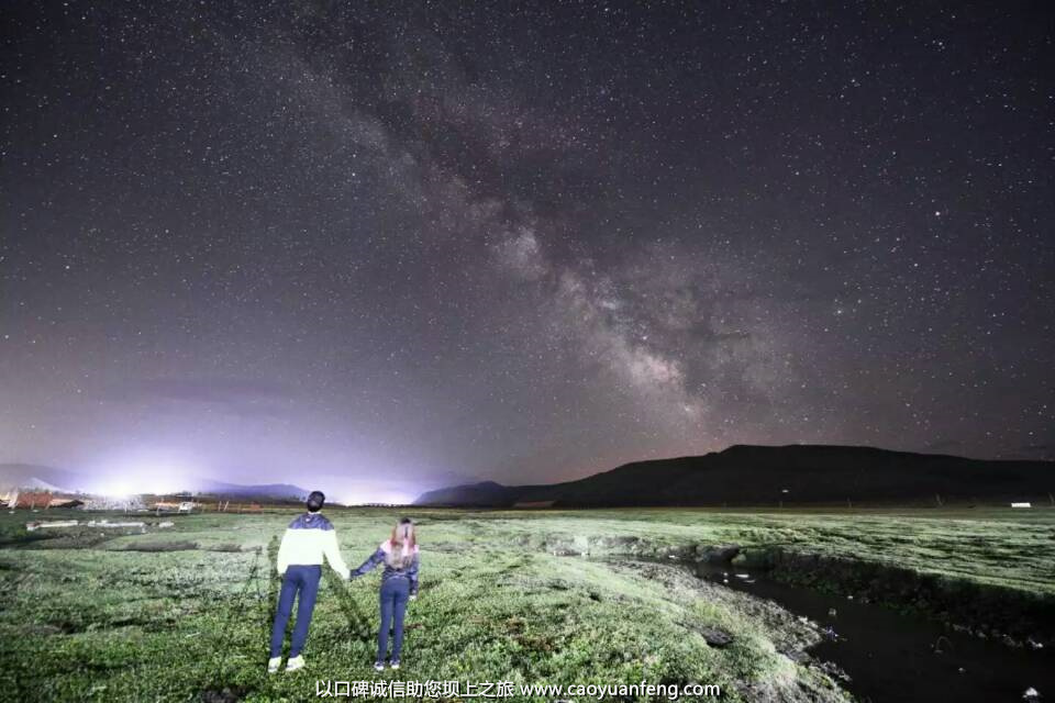 壩上草原夜晚最美的星空