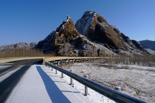 豐寧壩上賞雪景 飄雪壩上風(fēng)光攝影