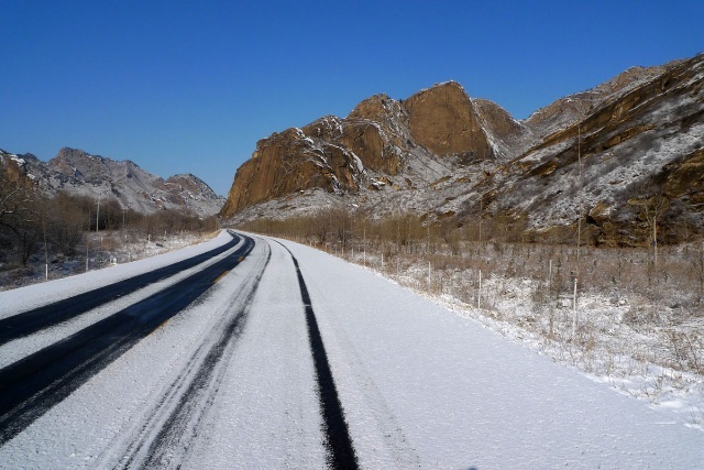 豐寧壩上賞雪景 飄雪壩上風(fēng)光攝影