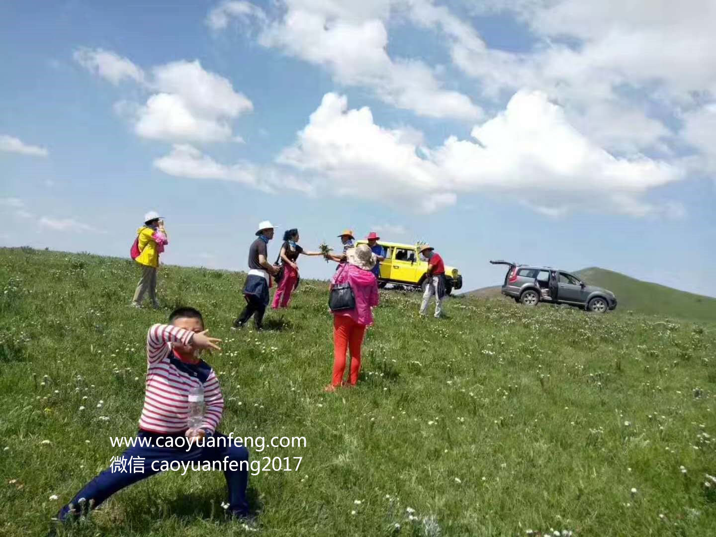 草原親子游越野車穿越